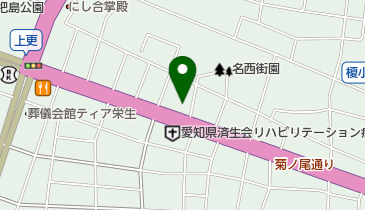 愛知日産自動車株式会社 上更通店の地図画像