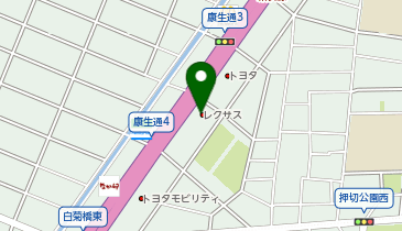 レクサス名古屋西の地図画像