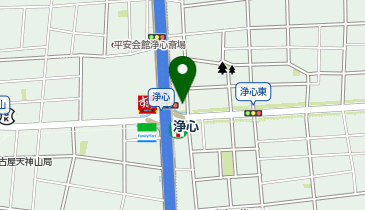 浄心寺の地図画像