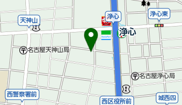 花園生花店の地図画像