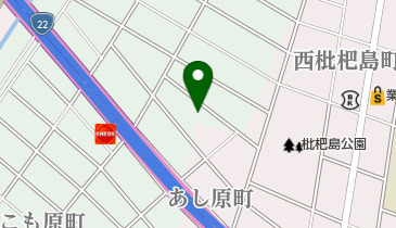 五十鈴製糊工場の地図画像