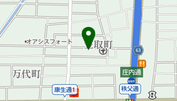 ペットランドリーの地図画像