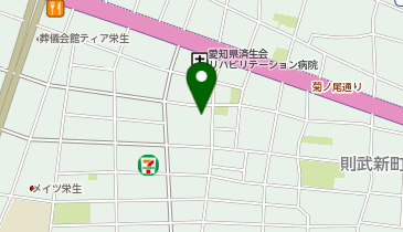 名古屋市役所 経済局 西文化センターの地図画像