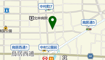 愛生治療院の地図画像