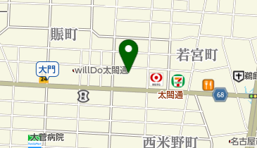 大門ゴムの地図画像