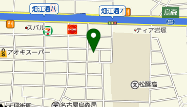 柳コミュニティセンターの地図画像