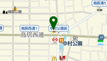 イーオン 中村公園校の地図画像