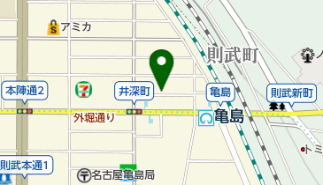 名古屋韓国学校の地図画像