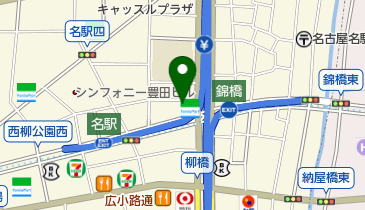 ヤマヨ川魚店の地図画像