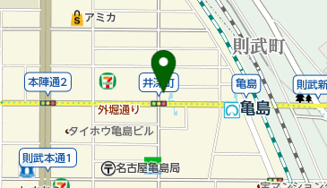 おしゃれ洗濯じゃぶじゃぶ 亀島店の地図画像