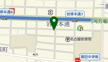 信栄舎クリーニング店の地図画像