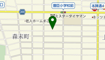 名古屋ランドリーの地図画像