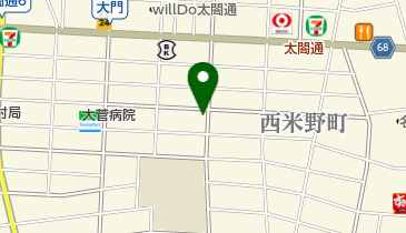 富士ネーム店の地図画像