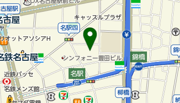 有限会社中部三河屋丸中店の地図画像