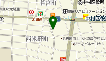 若宮八幡社の地図画像