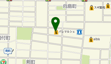 パレマルシェ中村店の地図画像