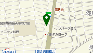 フィッシング遊中村黄金店の地図画像