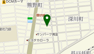 クララ美容室の地図画像