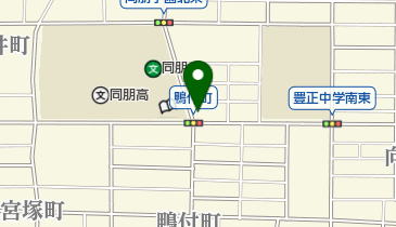 ばず美容室 鴨付店の地図画像