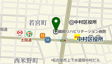 鵜飼リハビリテーション病院の地図画像