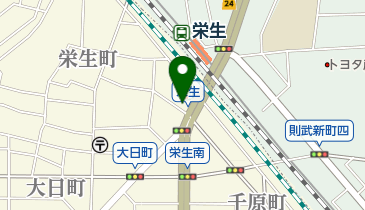 米屋の手づくりおにぎり多司 栄生店の地図画像