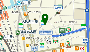 伊太利食房ZENZERO名鉄店の地図画像