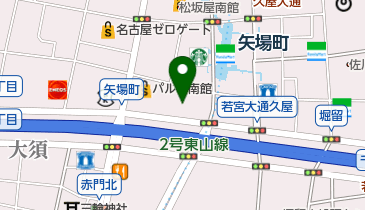 若宮針灸院の地図画像