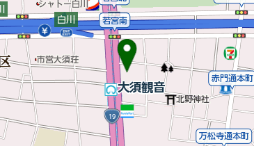 ナゴヤダンスワールドの地図画像