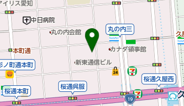 錦ダンススクールの地図画像