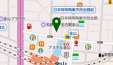 ヨモギヤ楽器株式会社 金山センターの地図画像