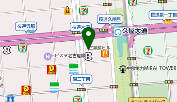 名古屋中国語文化中心の地図画像