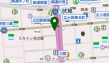 財団法人民族衣裳文化普及協会 伏見教室の地図画像