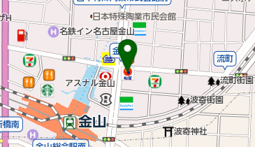 アビバ 金山校の地図画像