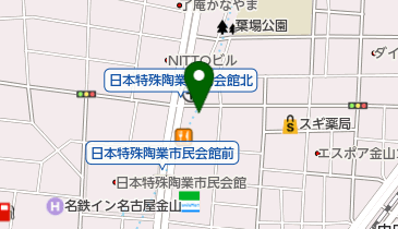 金山キリスト教会の地図画像