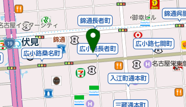 MOA名古屋センターの地図画像