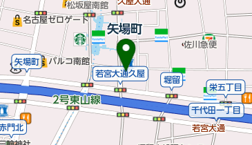 リーガルシューバー名古屋店の地図画像