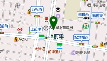 名古屋税理士会 名古屋中支部の地図画像