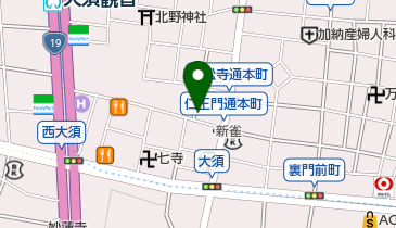 大門屋本店の地図画像