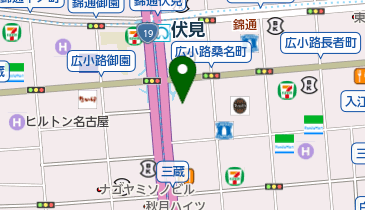 京都きもの友禅株式会社名古屋支店の地図画像