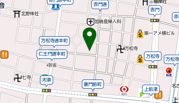松屋大丸呉服 本店の地図画像