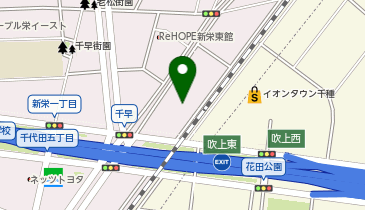 新栄フットサルアリーナの地図画像
