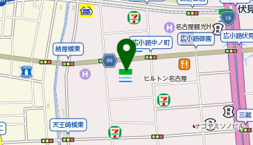 株式会社坪井花苑 ヒルトン店の地図画像