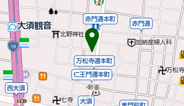 高田時計店の地図画像