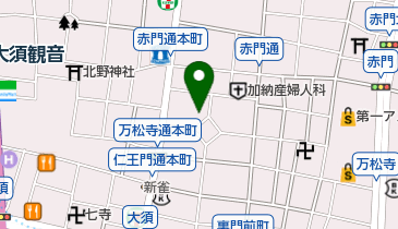 HAIR・OOPSの地図画像