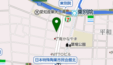 WARP・HAIRの地図画像