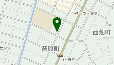 楠目電機商会萩原店の地図画像