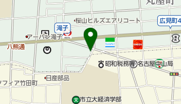 池坊名古屋支部会館の地図画像