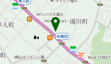 ビッグボウイングリッシュラボの地図画像