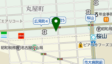 名古屋精神分析研究所の地図画像