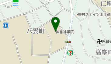 神言神学院の地図画像